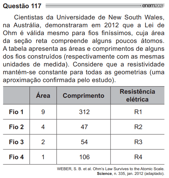 Questão de Física do Enem